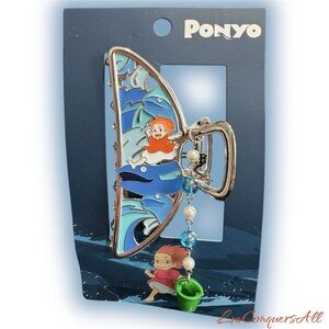 Studio Ghibli Ponyo Charm bucket Claw Hair Clip